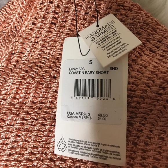 Volcom crocheted high cut shorts. - Picture 4 of 8